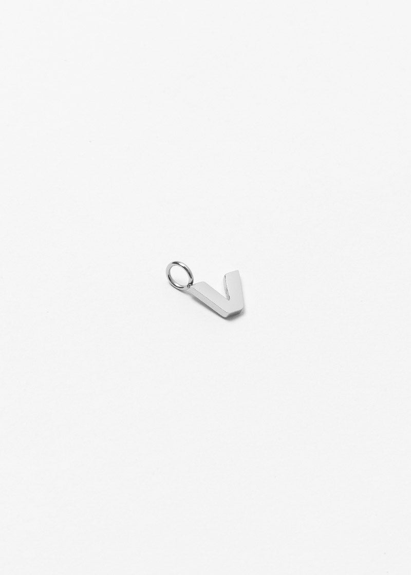 Letter Charm Silver