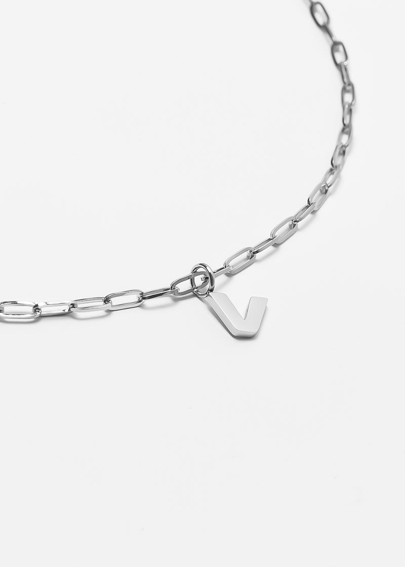 Letter Charm Silver