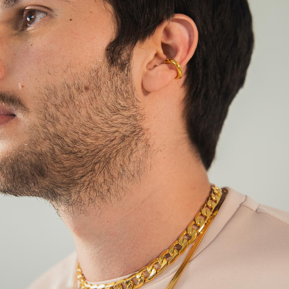 Chunky Ear Cuff Gold