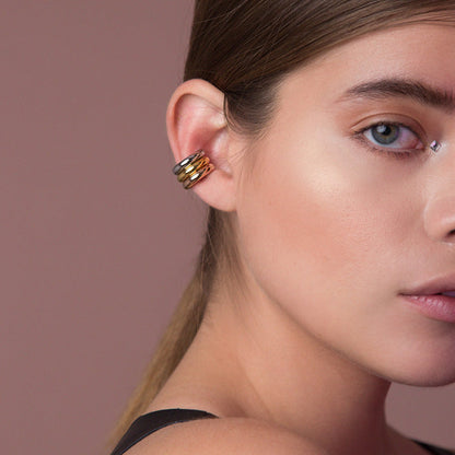 Chunky Ear Cuff Rose