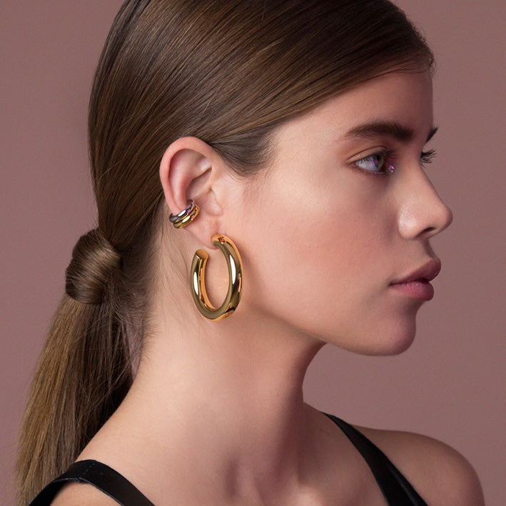 Chunky Ear Cuff Gold