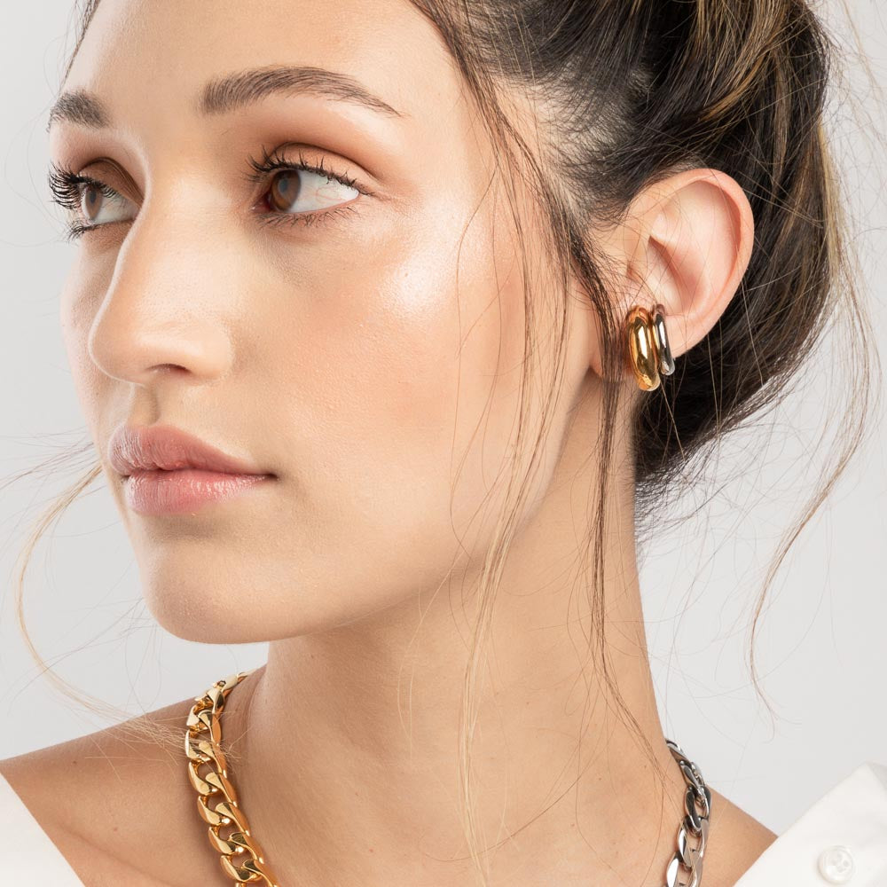 Extra Chunky Ear Cuff Gold