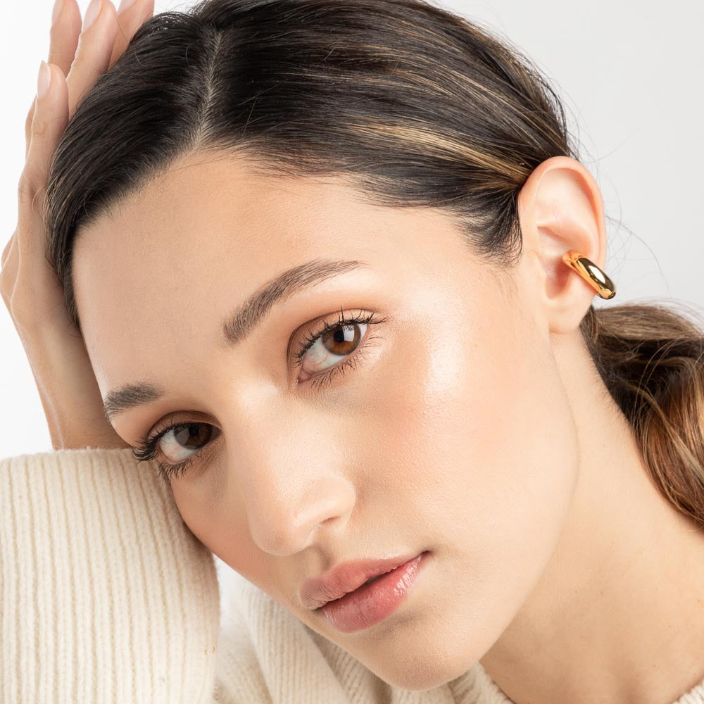 Extra Chunky Ear Cuff Gold