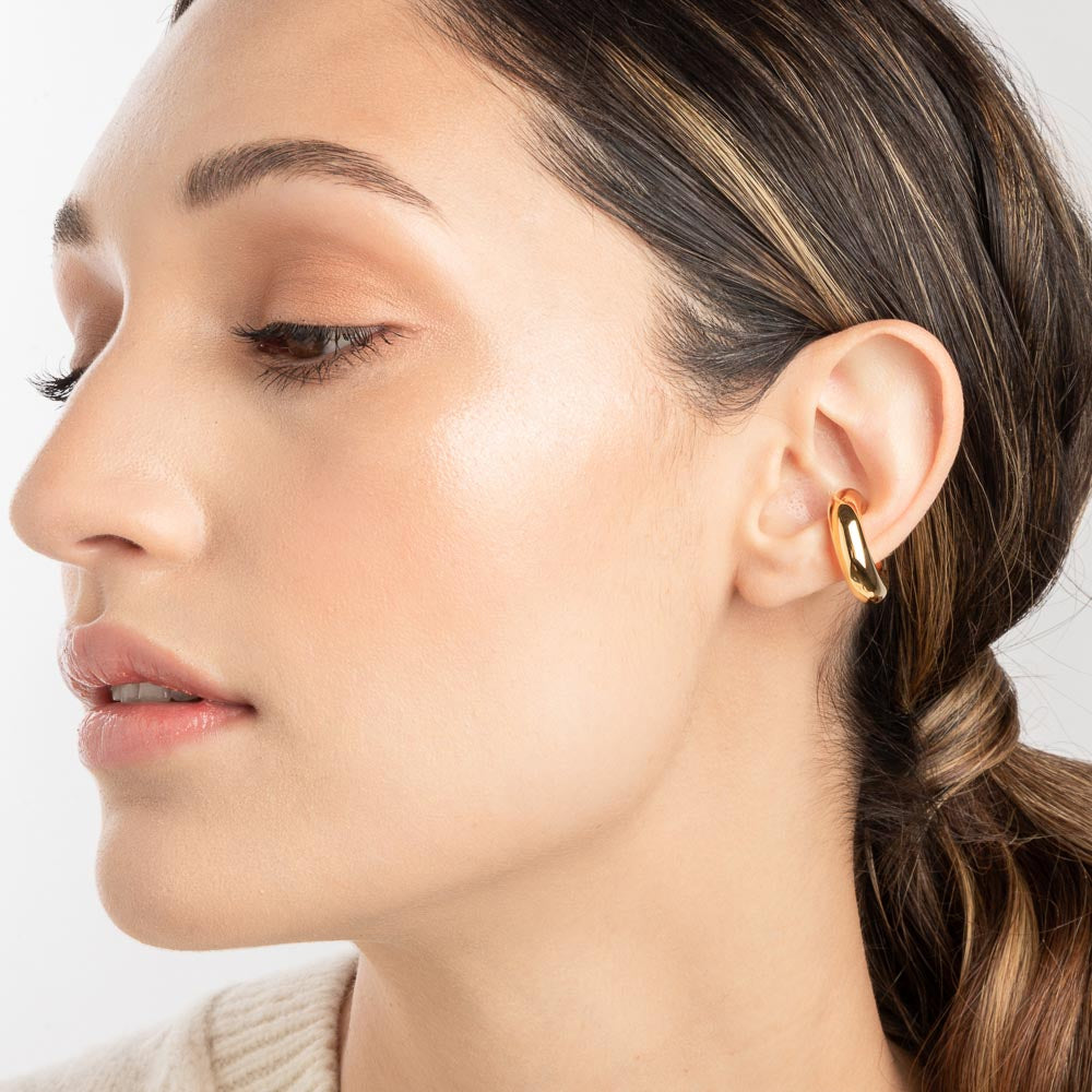 Extra Chunky Ear Cuff Gold