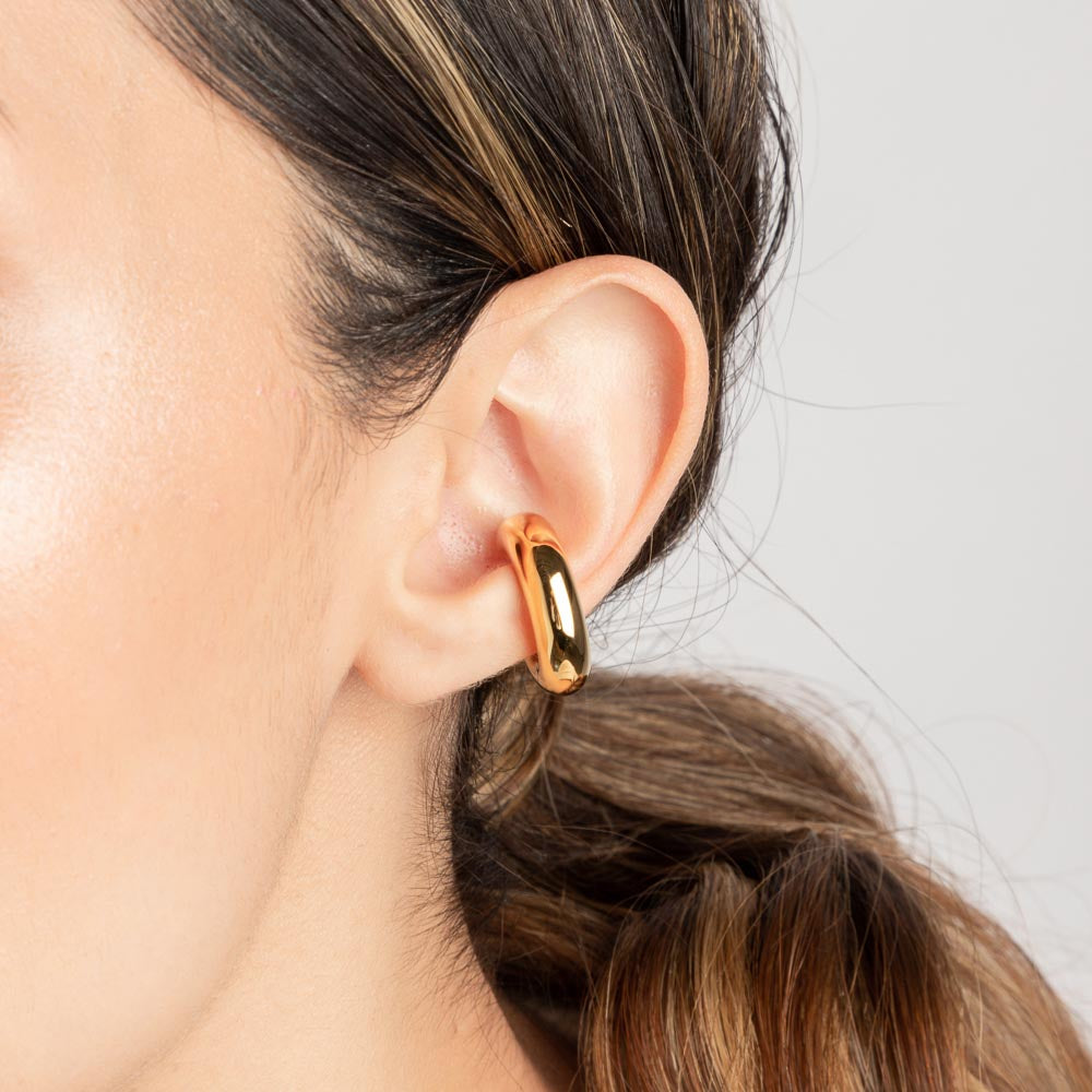 Extra Chunky Ear Cuff Gold