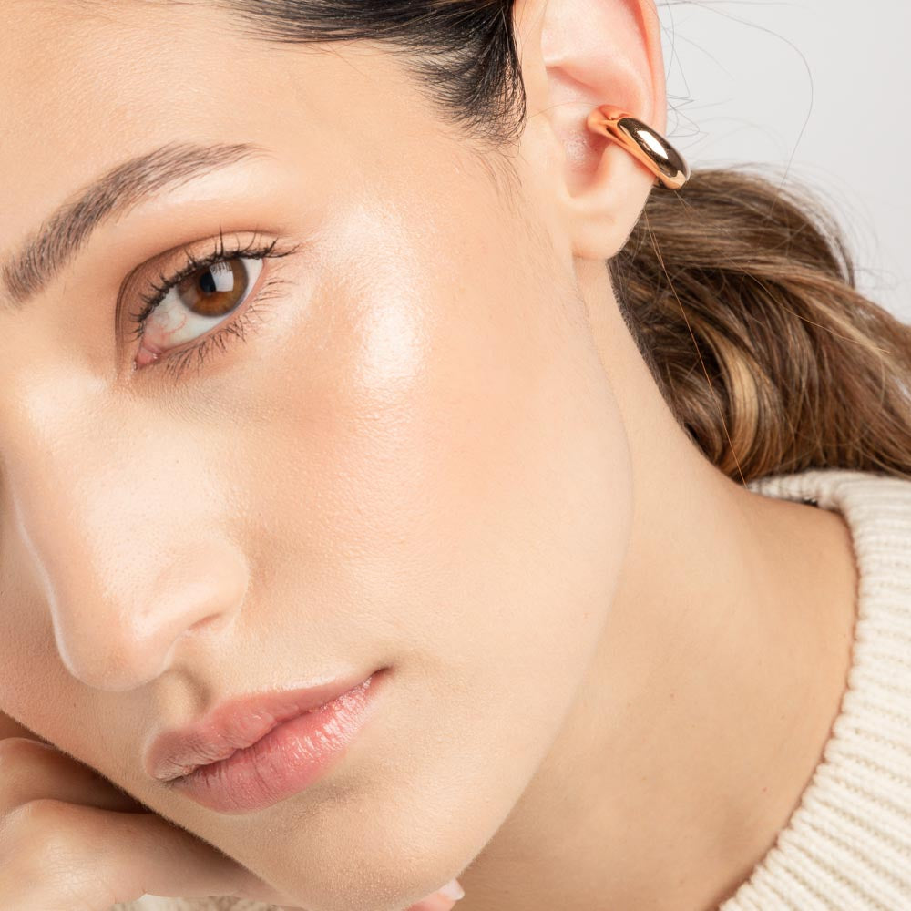 Extra Chunky Ear Cuff Rose