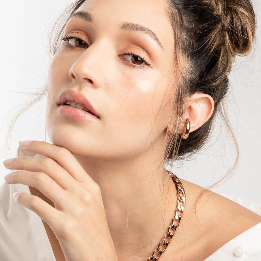 Extra Chunky Ear Cuff Rose