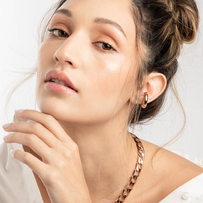 Extra Chunky Ear Cuff Rose