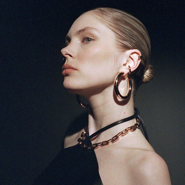 Flat Ear Cuff Rosado