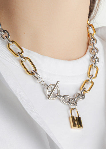 Hestia Necklace Gold Silver