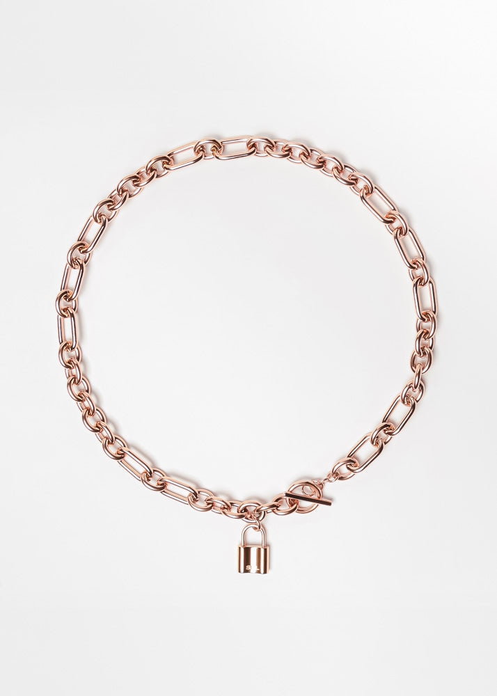 Hestia Necklace Silver Black