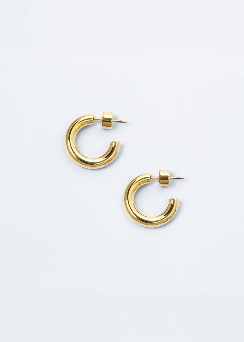 Poly Hoops Silver