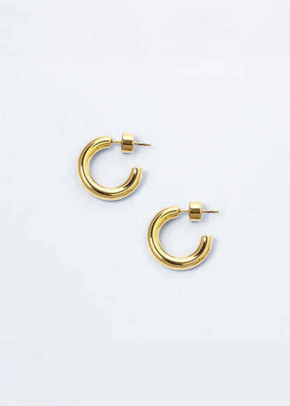 Poly Hoops Silver