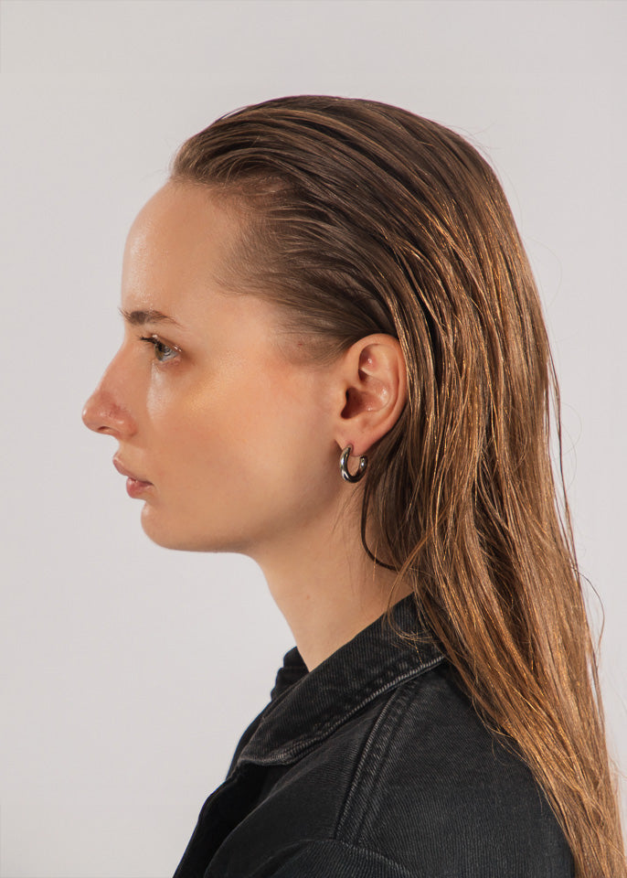 Poly Hoops Silver