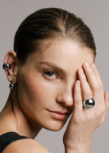 Saka Earrings Silver